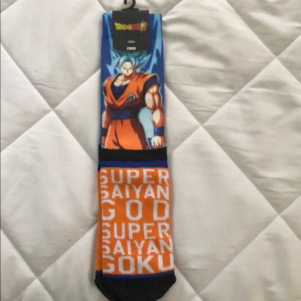 Dragon ball super Super Saipan god Goku socks